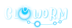Glowworm logo (white)